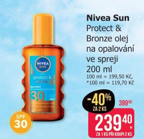 Olej na opalování OF 30 Protect&amp