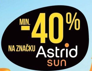 Sleva min. 40 % na značku Astrid Sun