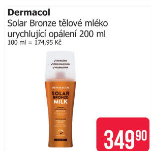 Tělové mléko Solar Bronze Dermacol