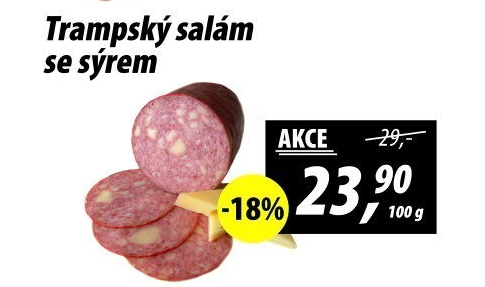 Salám trampský se sýrem