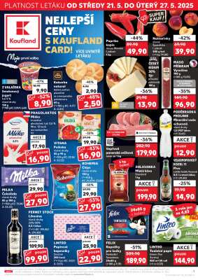 akční leták Kaufland 21.5.2025-27.5.2025