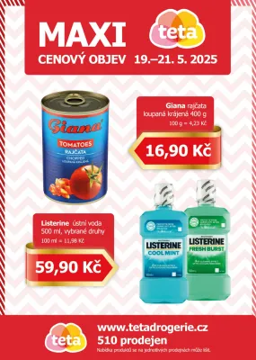 akční leták Teta drogerie 19.5.2025-21.5.2025