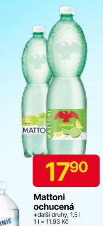 Ochucená voda Mattoni