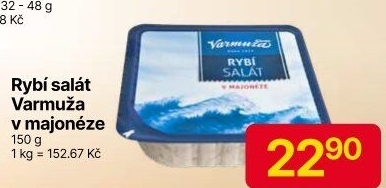 Salát rybí v majonéze Varmuža