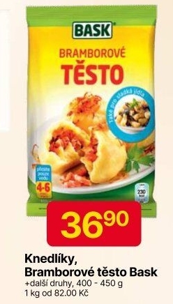 Těsto bramborové v prášku Bask