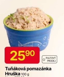 Tuňáková pomazánka Hruška