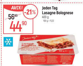 Lasagne bolognese mražené Jeden Tag