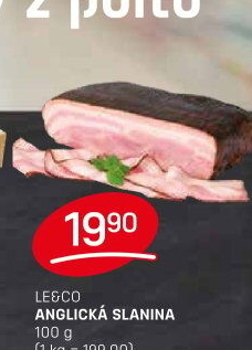 Anglická slanina LE&amp