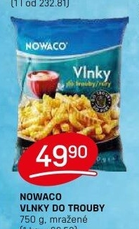 Hranolky vlnky mražené Nowaco