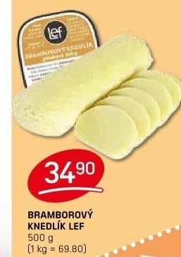 Knedlík bramborový Lef