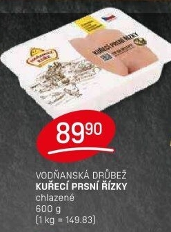 Kuřecí prsní řízky Vodňanské kuře