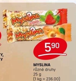 Müsli tyčinka Myslina