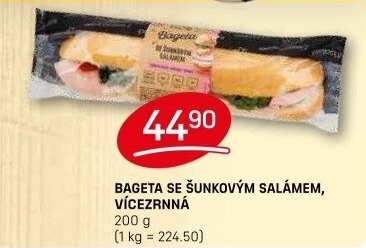 Obložená bageta