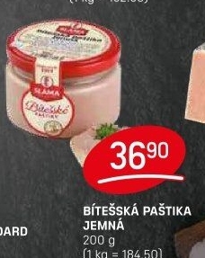 Paštika bítešská jemná Sláma