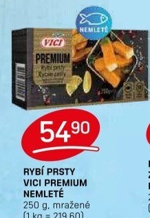 Rybí prsty nemleté mražené Vici Premium