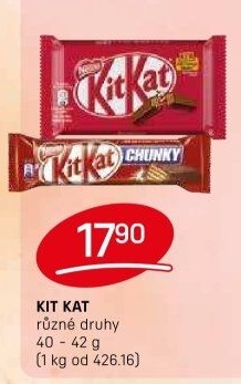 Tyčinka Kit Kat Nestlé