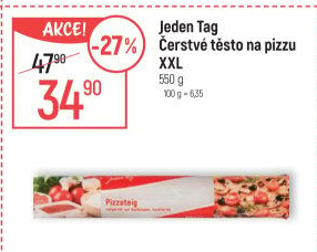 Čerstvé těsto na pizzu Jeden Tag