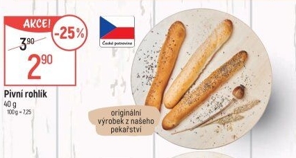 Pivní rohlík
