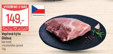 Vepřová kýta bez kosti Globus