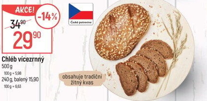 Chléb vícezrnný