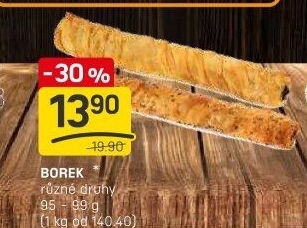 Burek se slanou náplní
