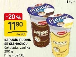 Dezert pudink Kapucín