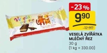 Dezert řez Veselá zvířátka
