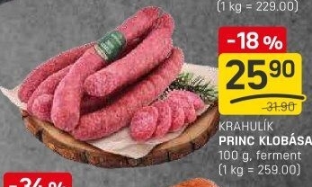 Klobása Princ Krahulík