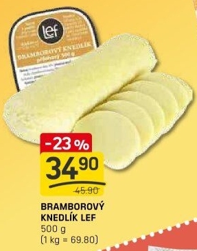 Knedlík bramborový Lef