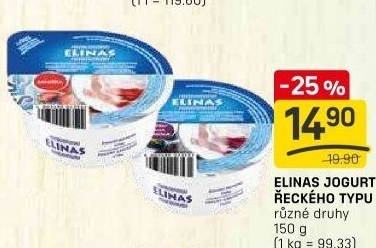 Ochucený jogurt řecký Elinas