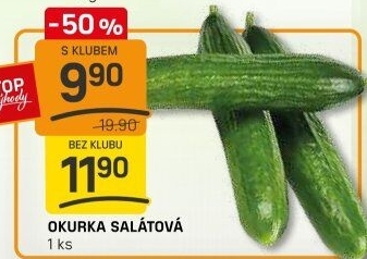 Okurka salátová - hadovka