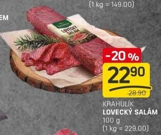 Salám lovecký Krahulík