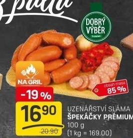 Špekáčky premium Dobrý Výběr
