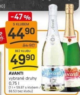 Šumivé nápoje Avanti