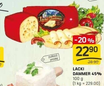 Sýr 45% Lacki Dammer