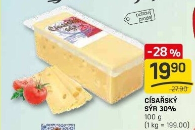 Sýr Císářský 30% Madeta