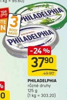 Sýr tavený smetanový Philadelphia