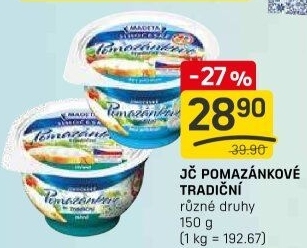 Tradiční pomazánkové Jihočeské Madeta