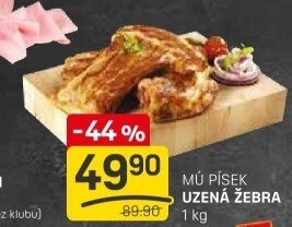 Vepřová uzená žebra Maso uzeniny Písek