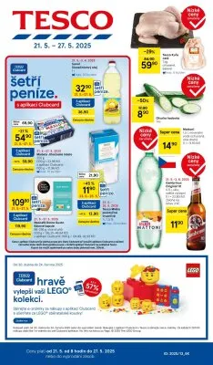 akční leták Tesco 21.5.2025-27.5.2025