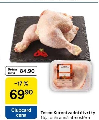 Kuřecí čtvrtky Tesco