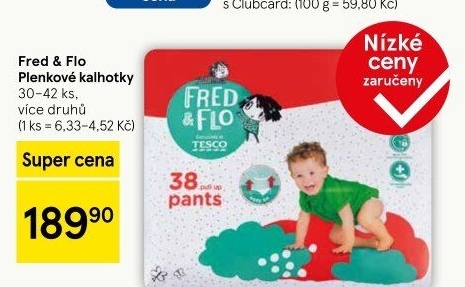 Pleny dětské Pants Fred&amp