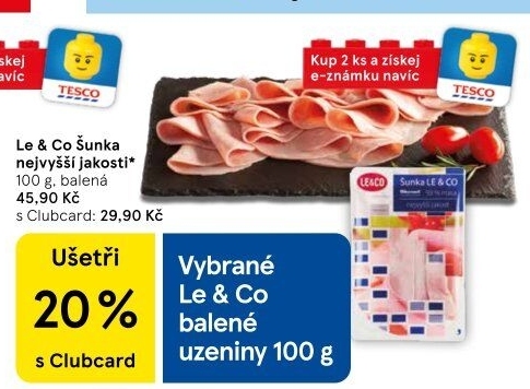 Šunka nejvyšší jakosti LE&amp