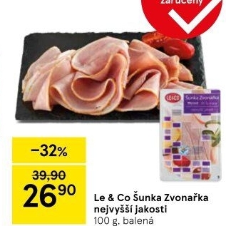 Šunka Zvonařka nejvyšší jakosti LE&amp