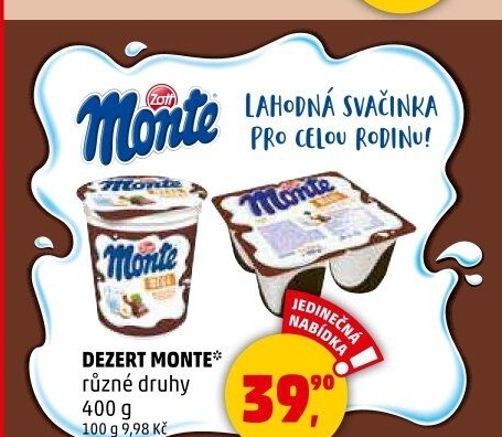 Dezert Monte Zott
