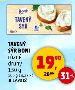 Sýr tavený Boni