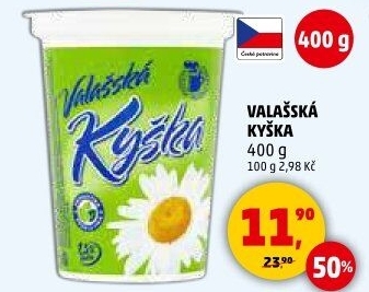 Valašská kyška Mlékárna Valašské Meziříčí