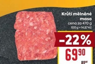 Krůtí mleté maso