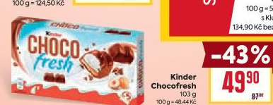 Čokoládky Choco Fresh Kinder
