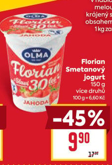 Jogurt smetanový Florian Olma